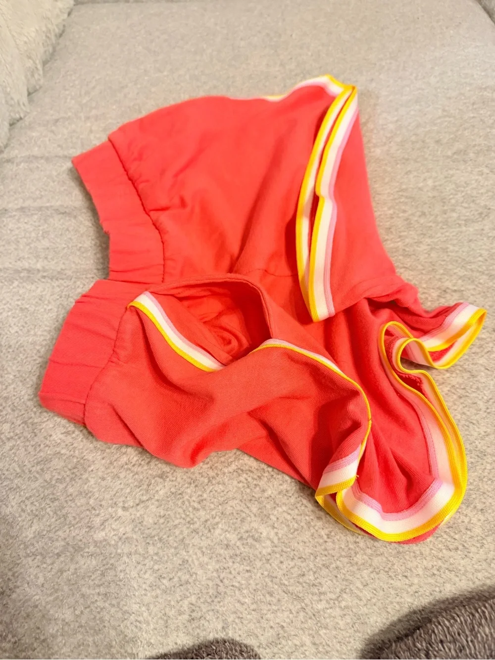 Coral Red Athletic Running Shorts – Girls XL (14/